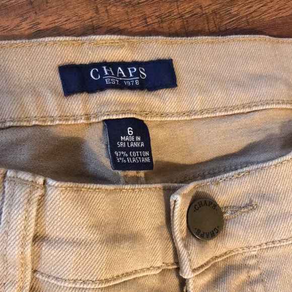 Chaps Women’s Kahki Jeans size 6 in excellent condition please see all photos - Picture 7 of 14